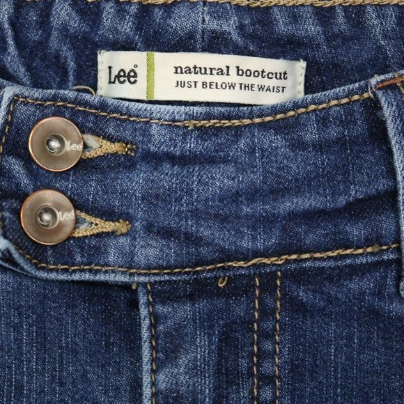 Lee Natural Bootcut Jeans Just Below The Waist Stretch 10 Medium 28 X 31 - Picture 7 of 10